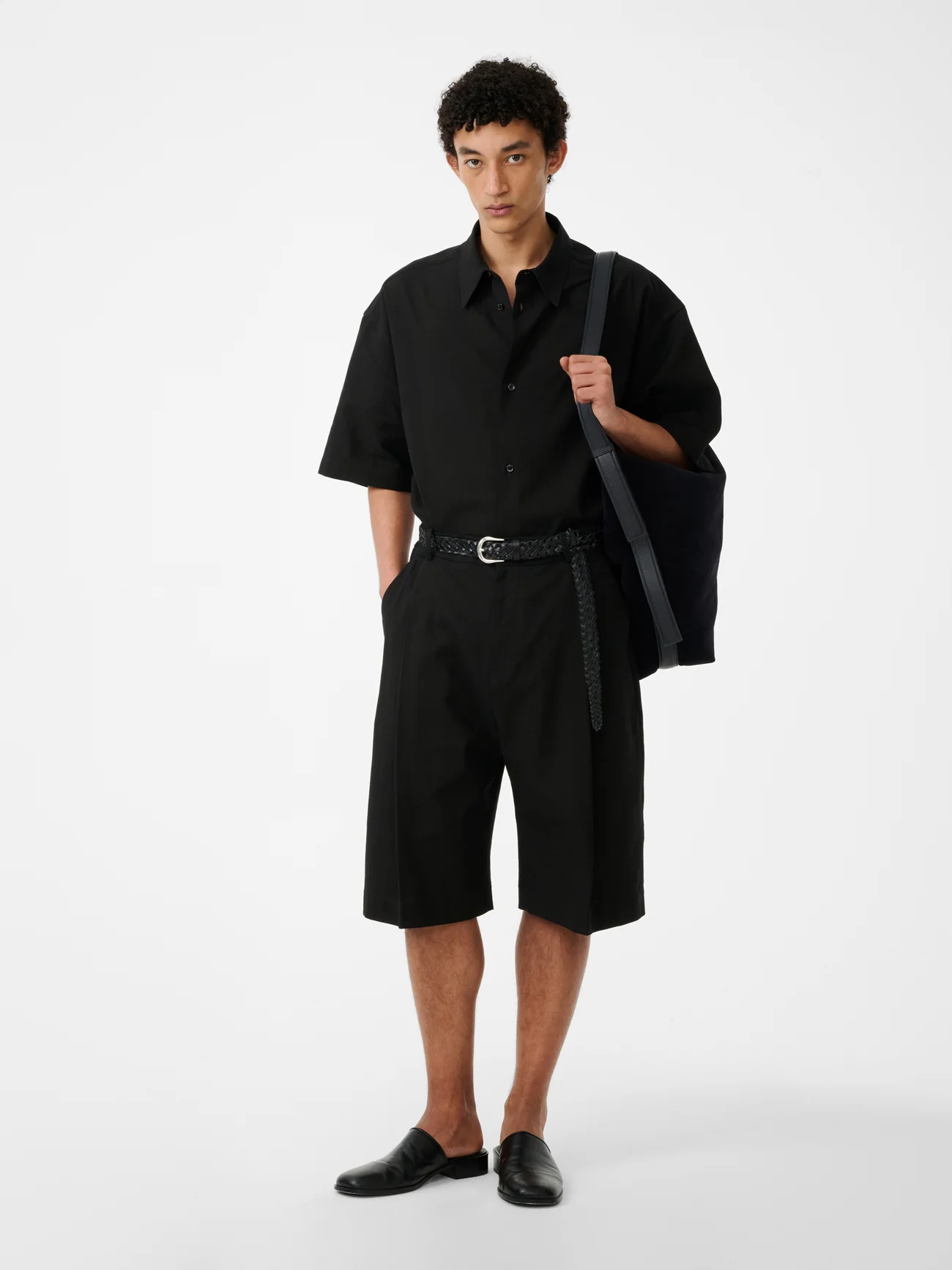 Sanko Short Sleeve Shirt in Black