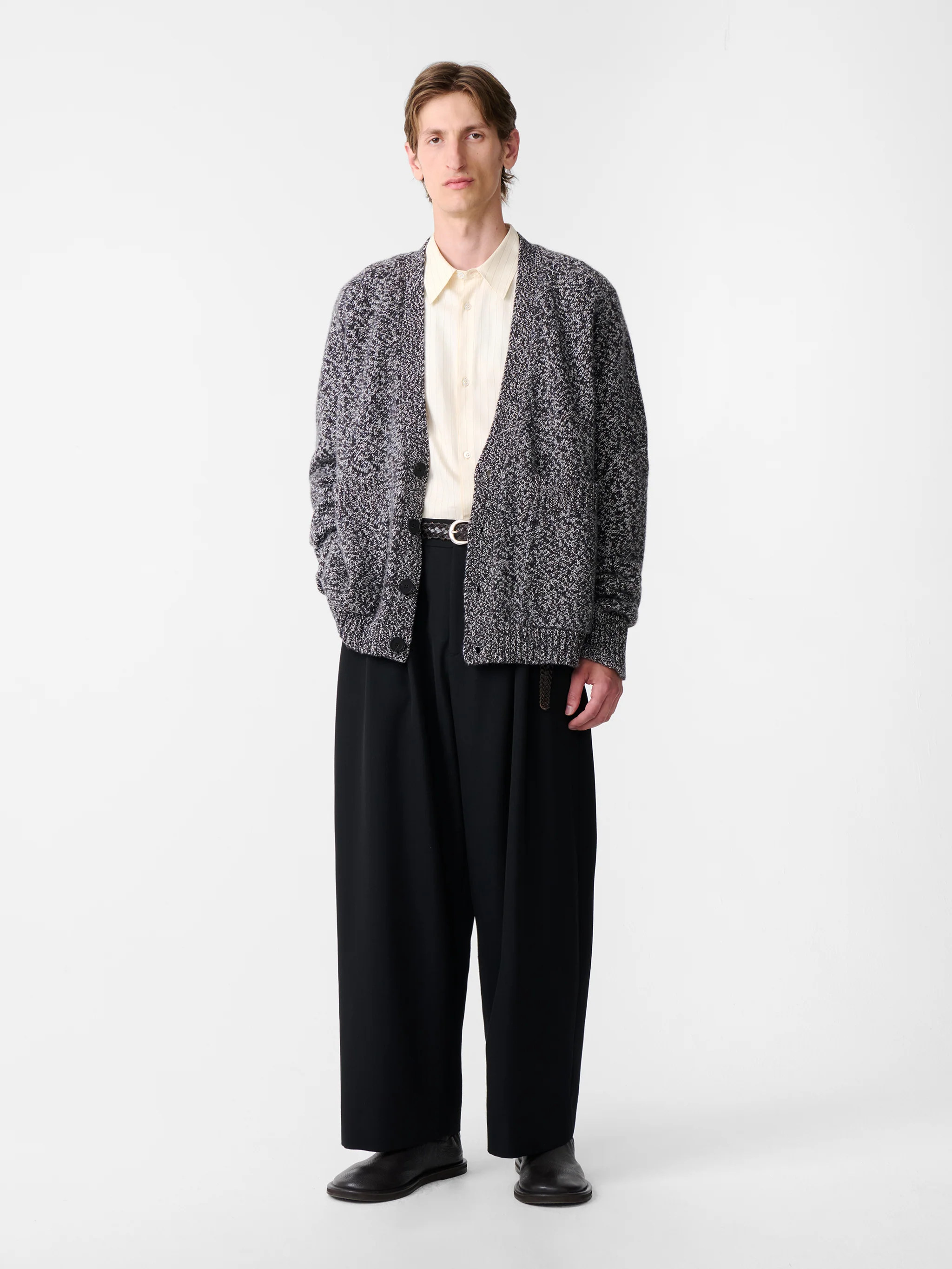 Sen Knit in Navy Mouline - Image 2