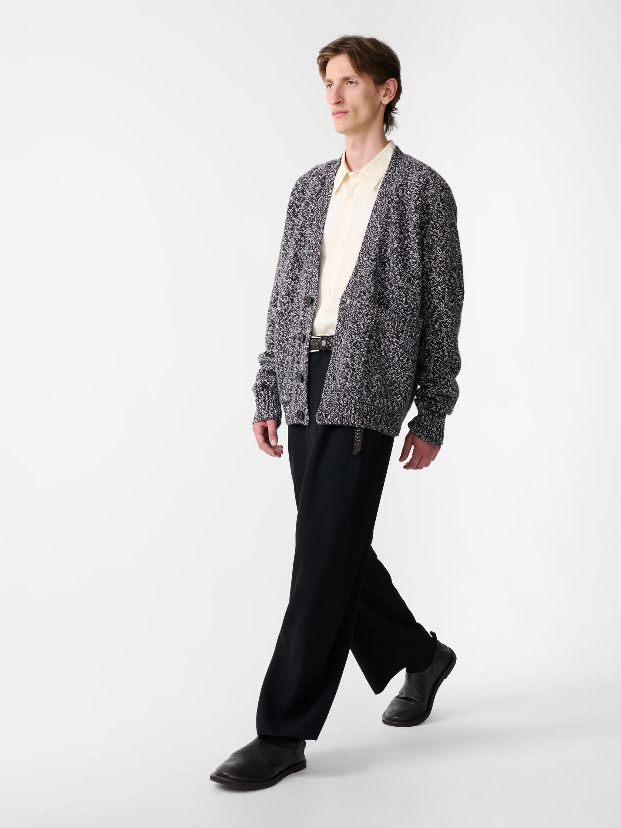Sen Knit in Navy Mouline - Image 3