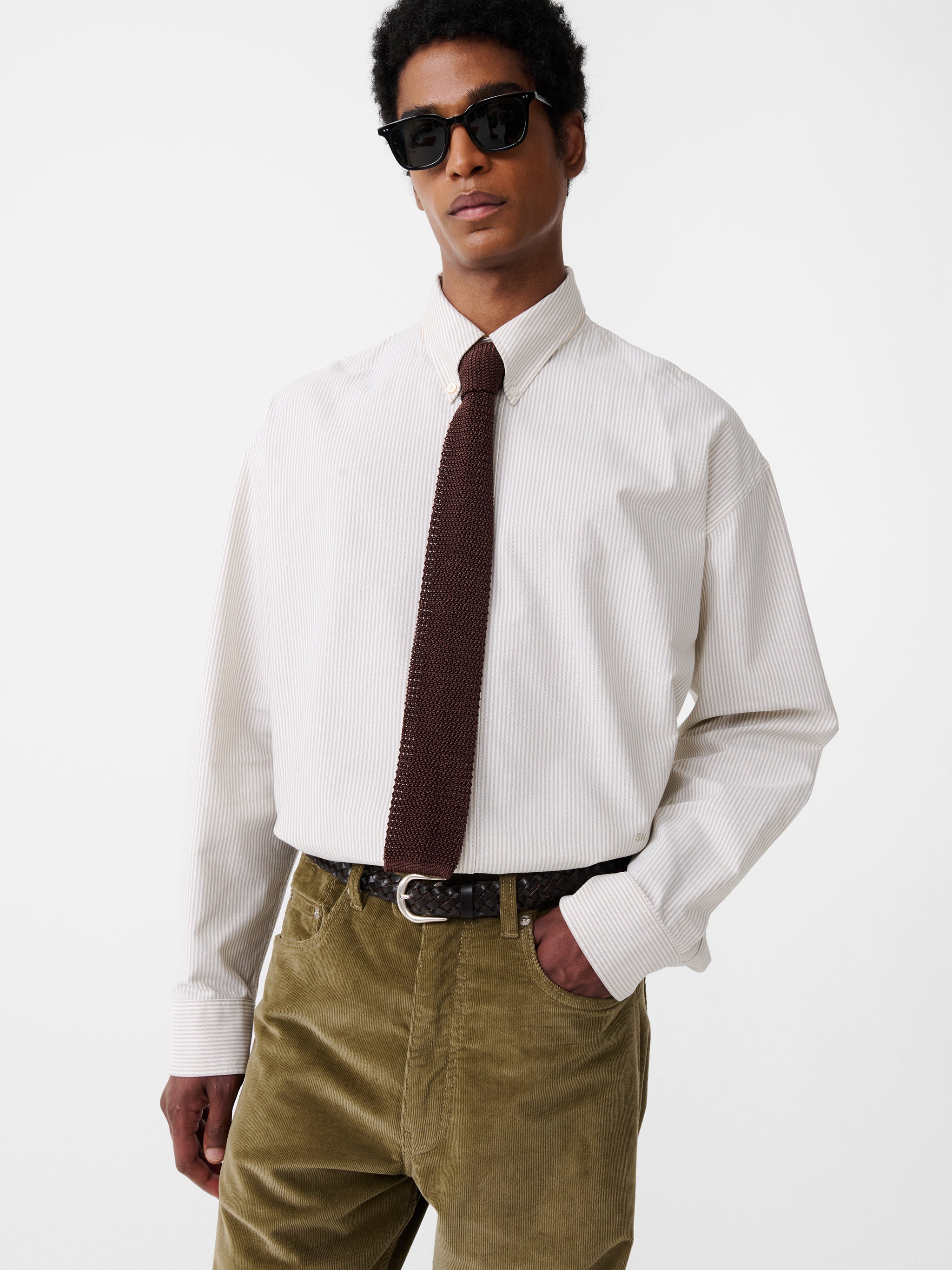 Silk Tie in Espresso - Image 2