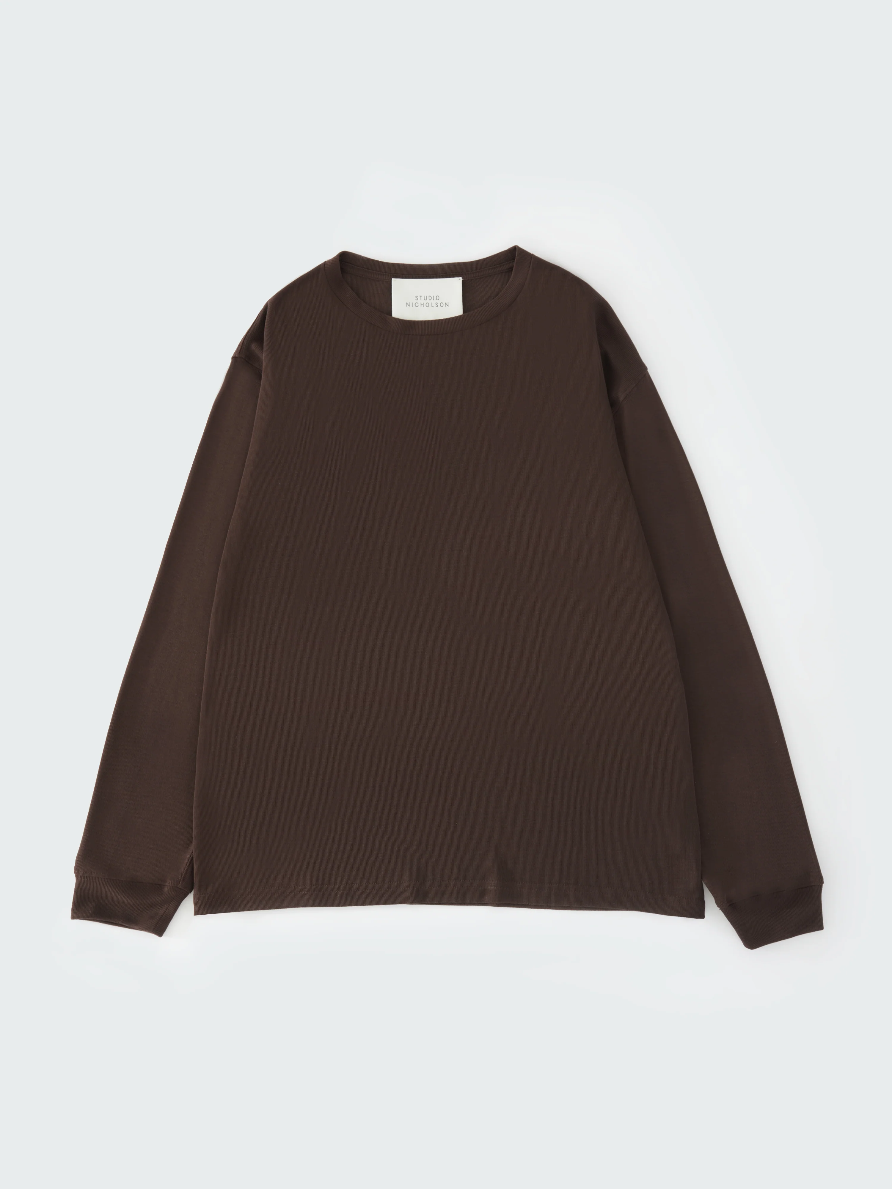 Simmons Lyocell T-shirt in Chocolate Brown - Image 6