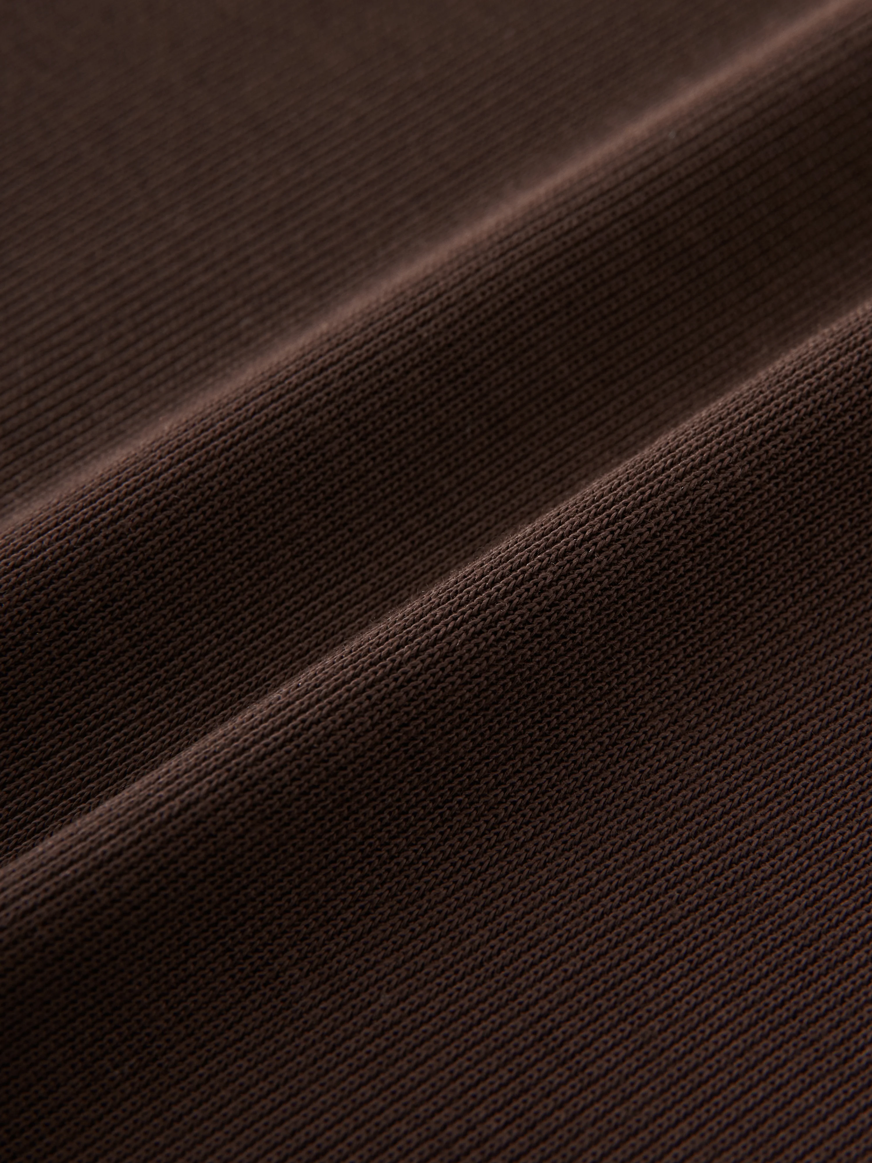 Simmons Lyocell T-shirt in Chocolate Brown - Image 7