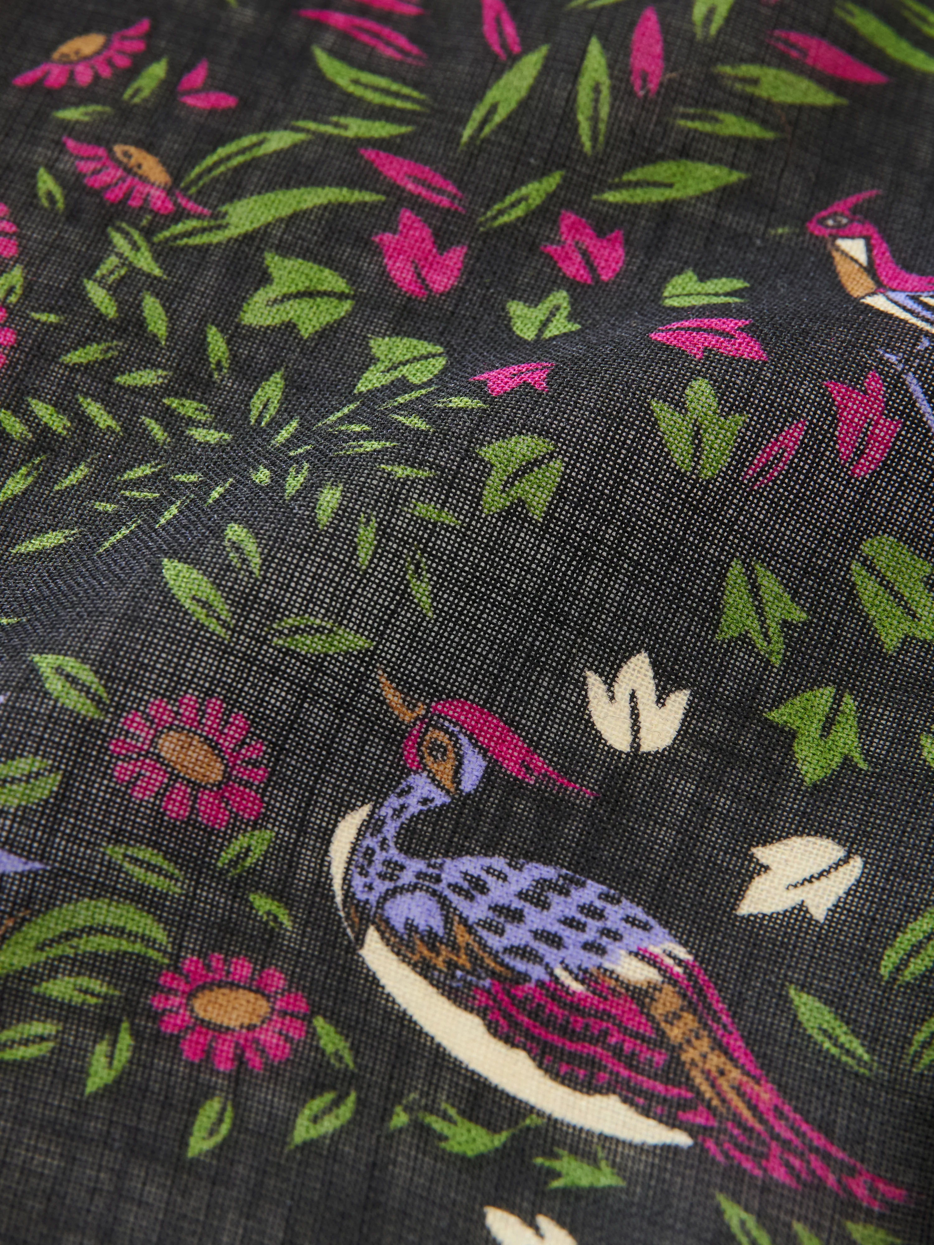 SN x Drake's Pocket Square Scarf in Darkest Navy - Image 6