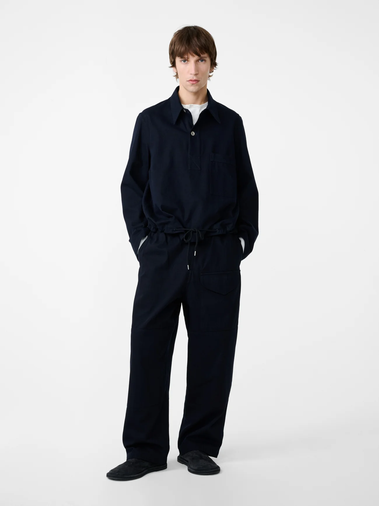 Stowe Polo Shirt in Indigo