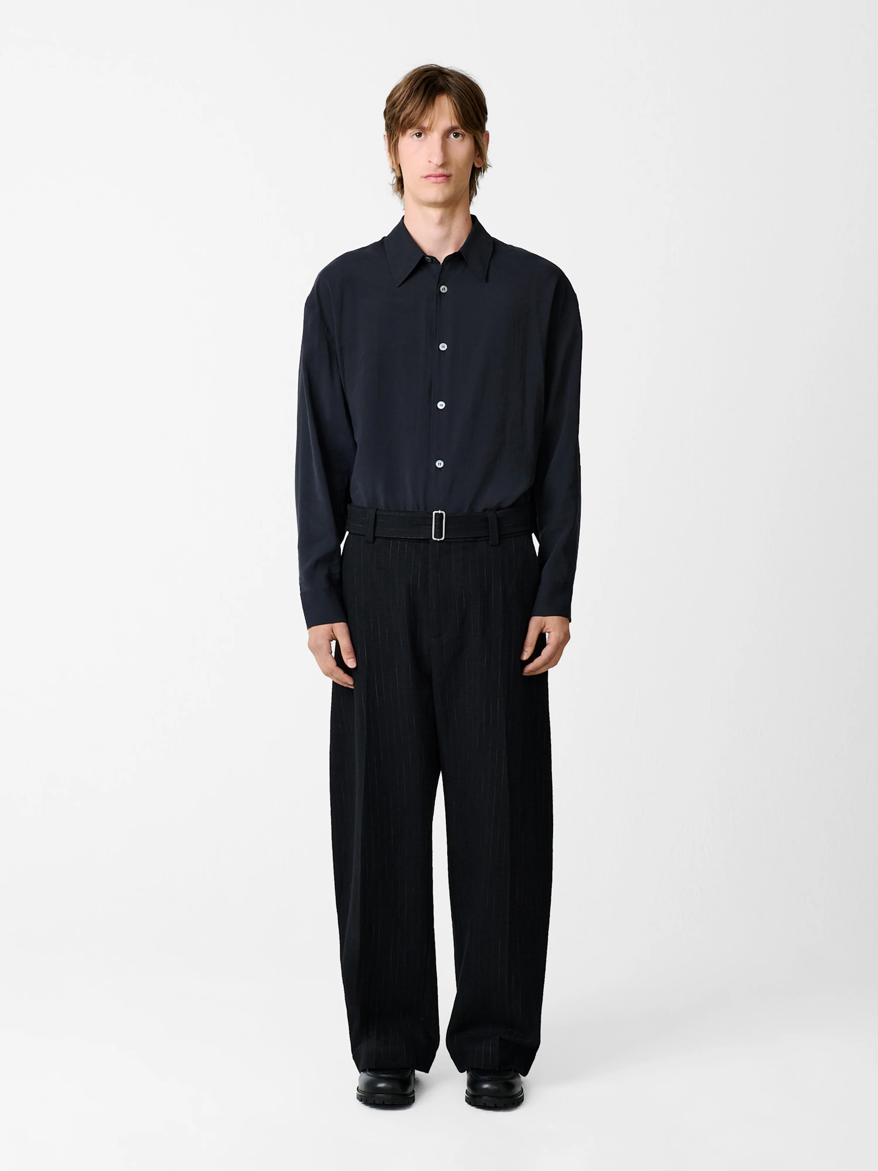Strike Shirt in Darkest Navy