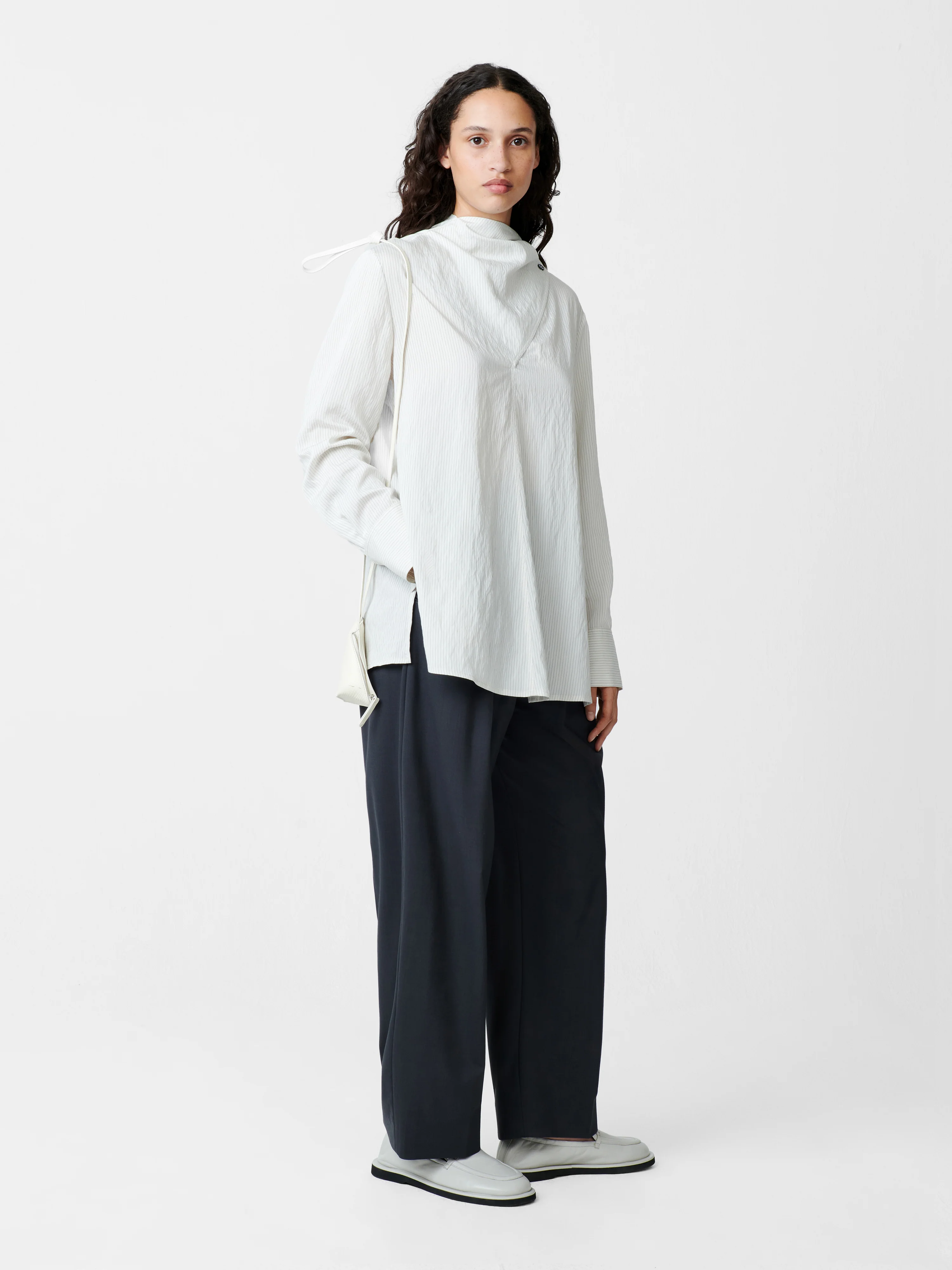 Utah Top in Black / White Stripe - Image 5