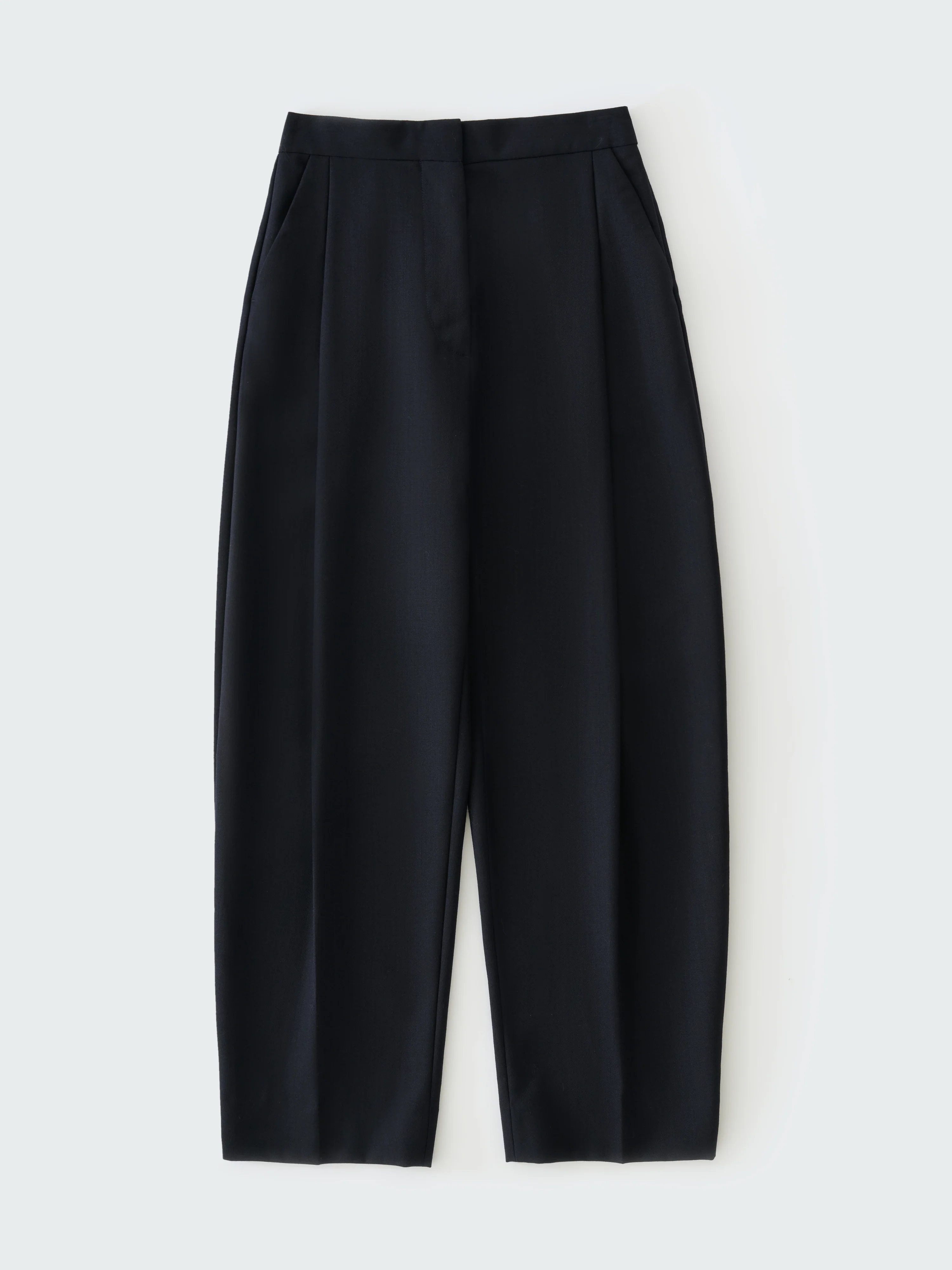 Vai Tropical Wool Pant in Darkest Navy - Image 7
