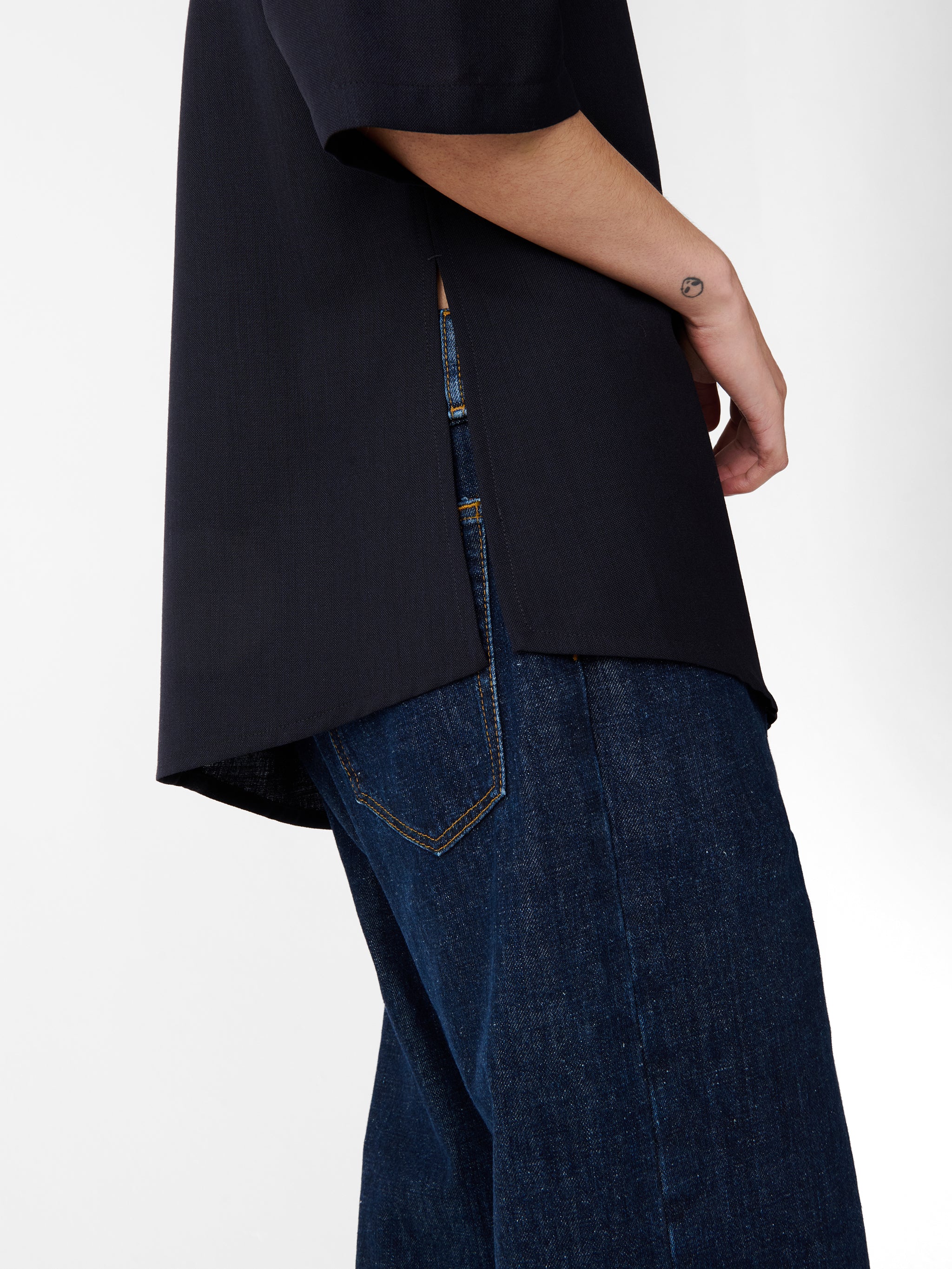 Vichy Top in Darkest Navy - Image 6