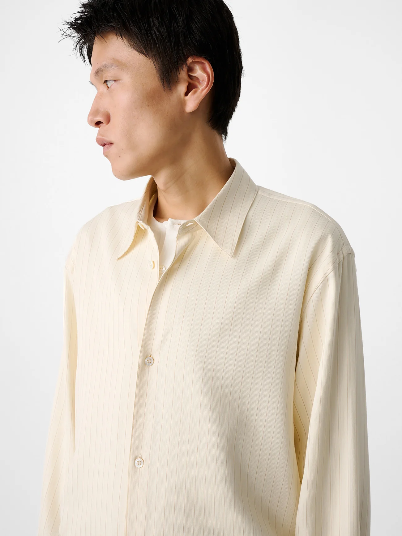 View Shirt in Amber Stripe - Image 2