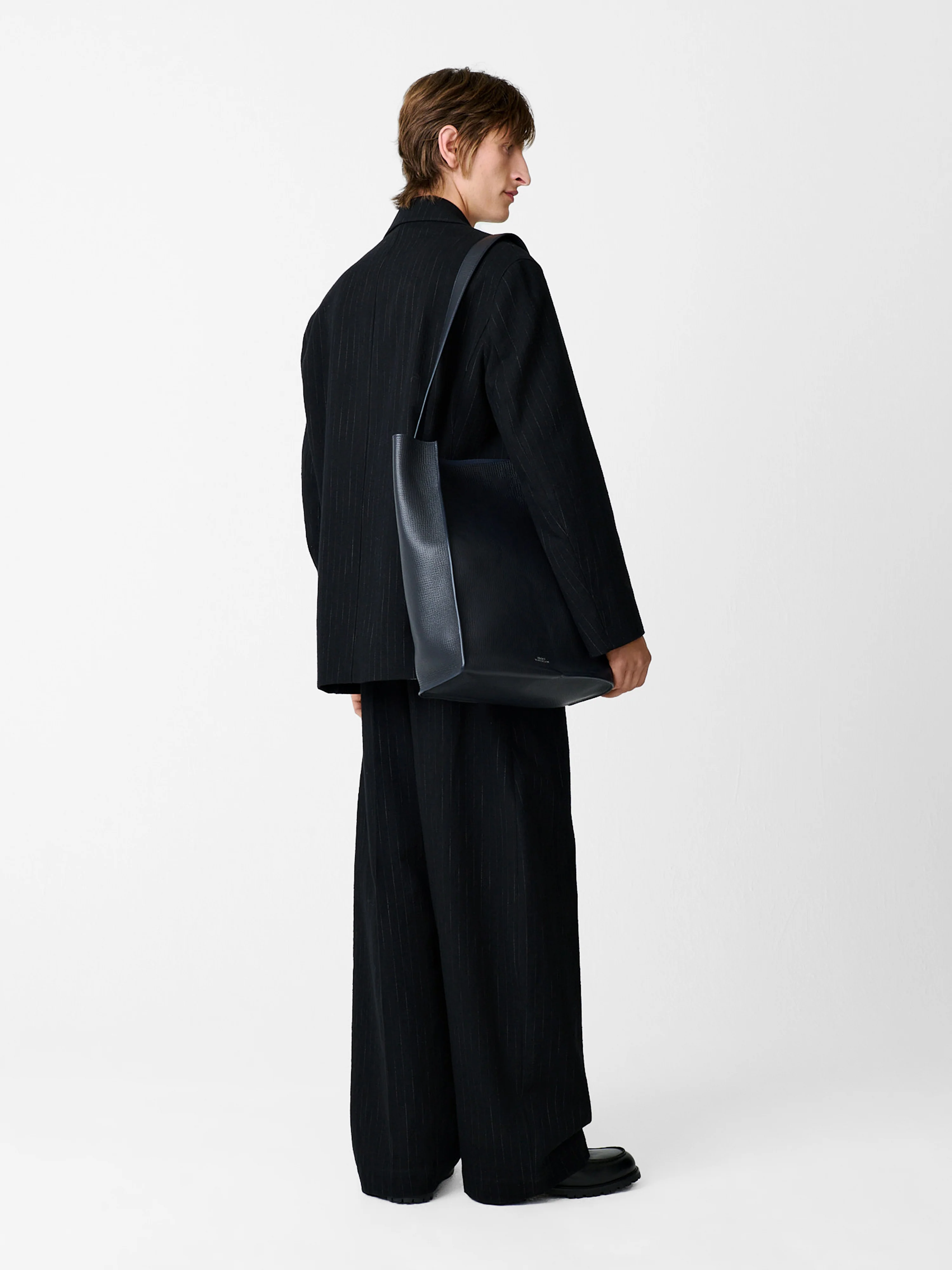 Vital Belted Pant in Black Stripe - Image 3