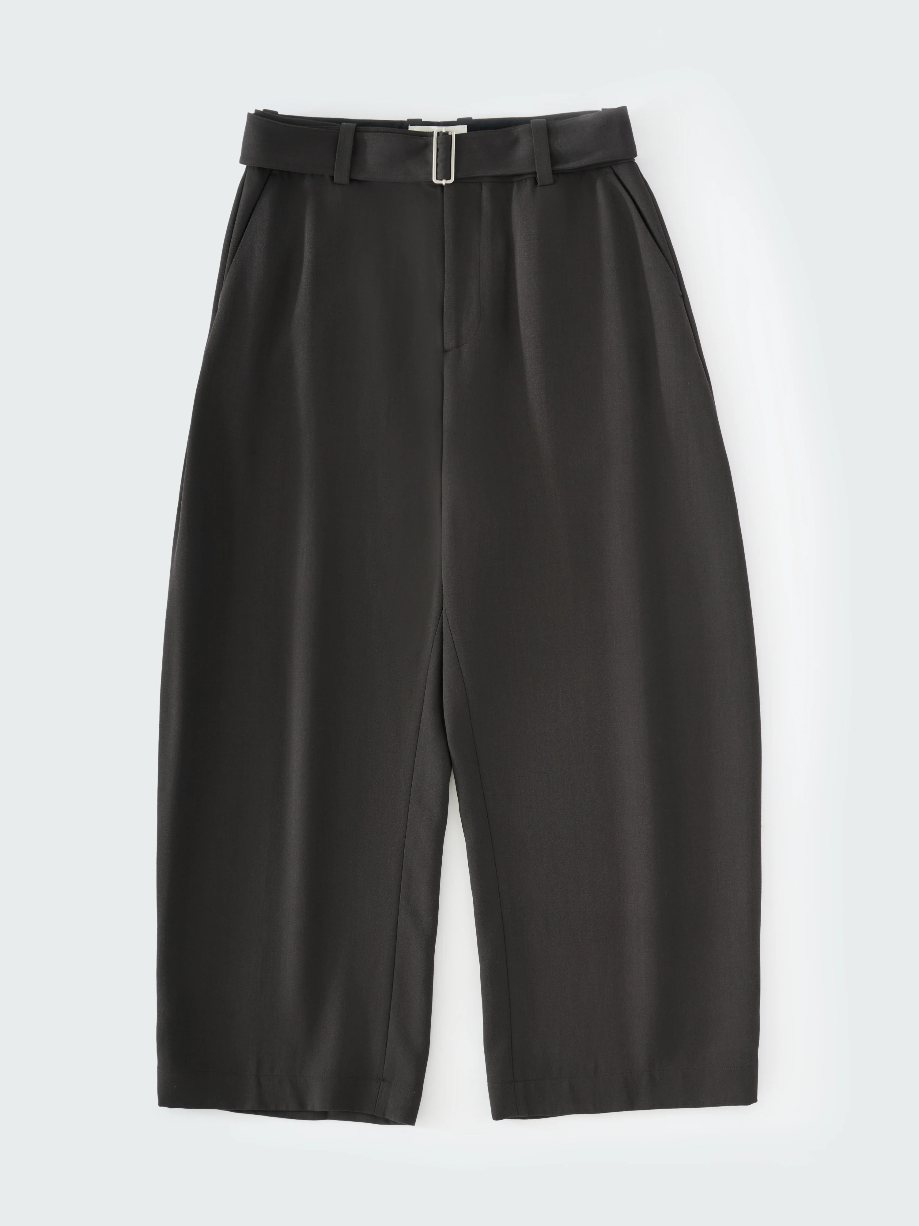Vital Wool Belted Pant in Oil - Image 8