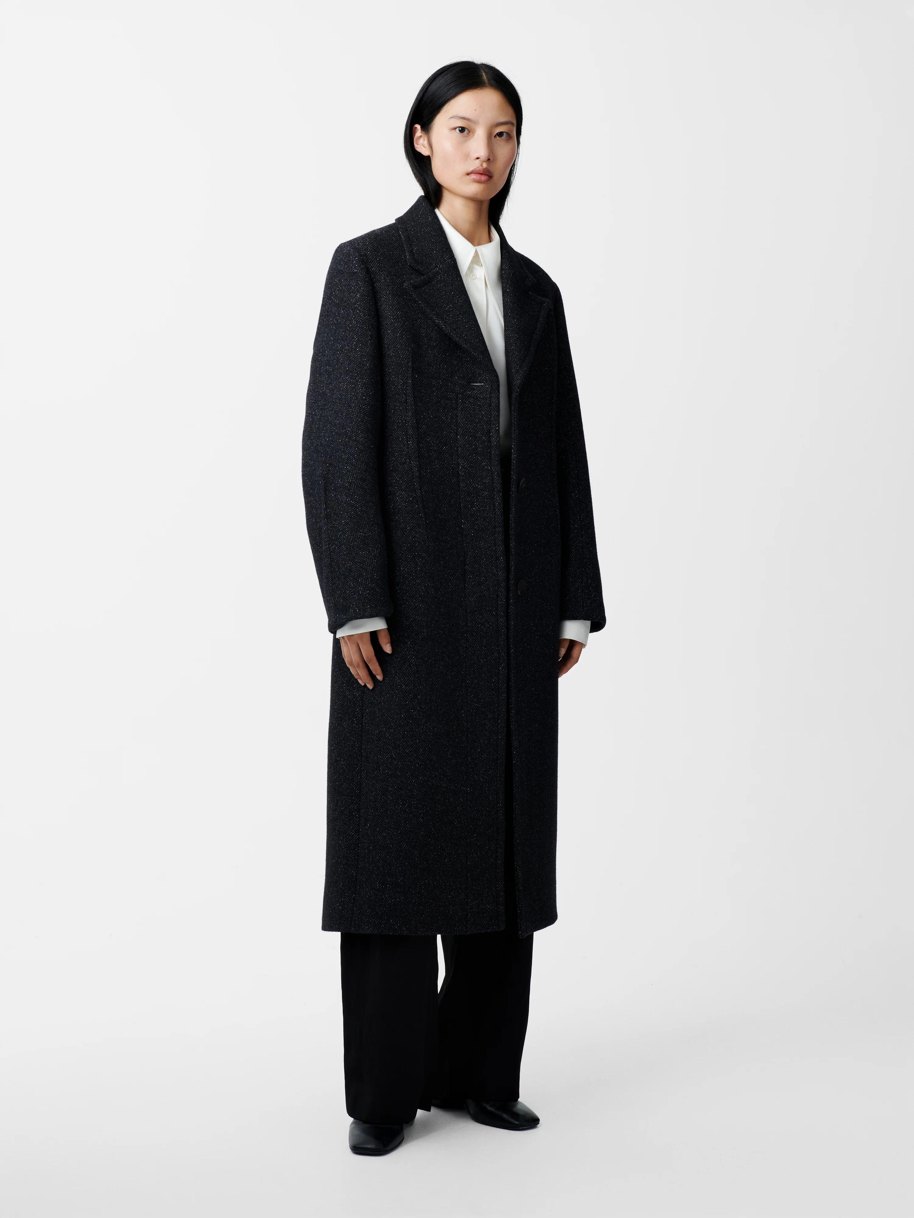Weir Coat in Tweed Multi - Image 3