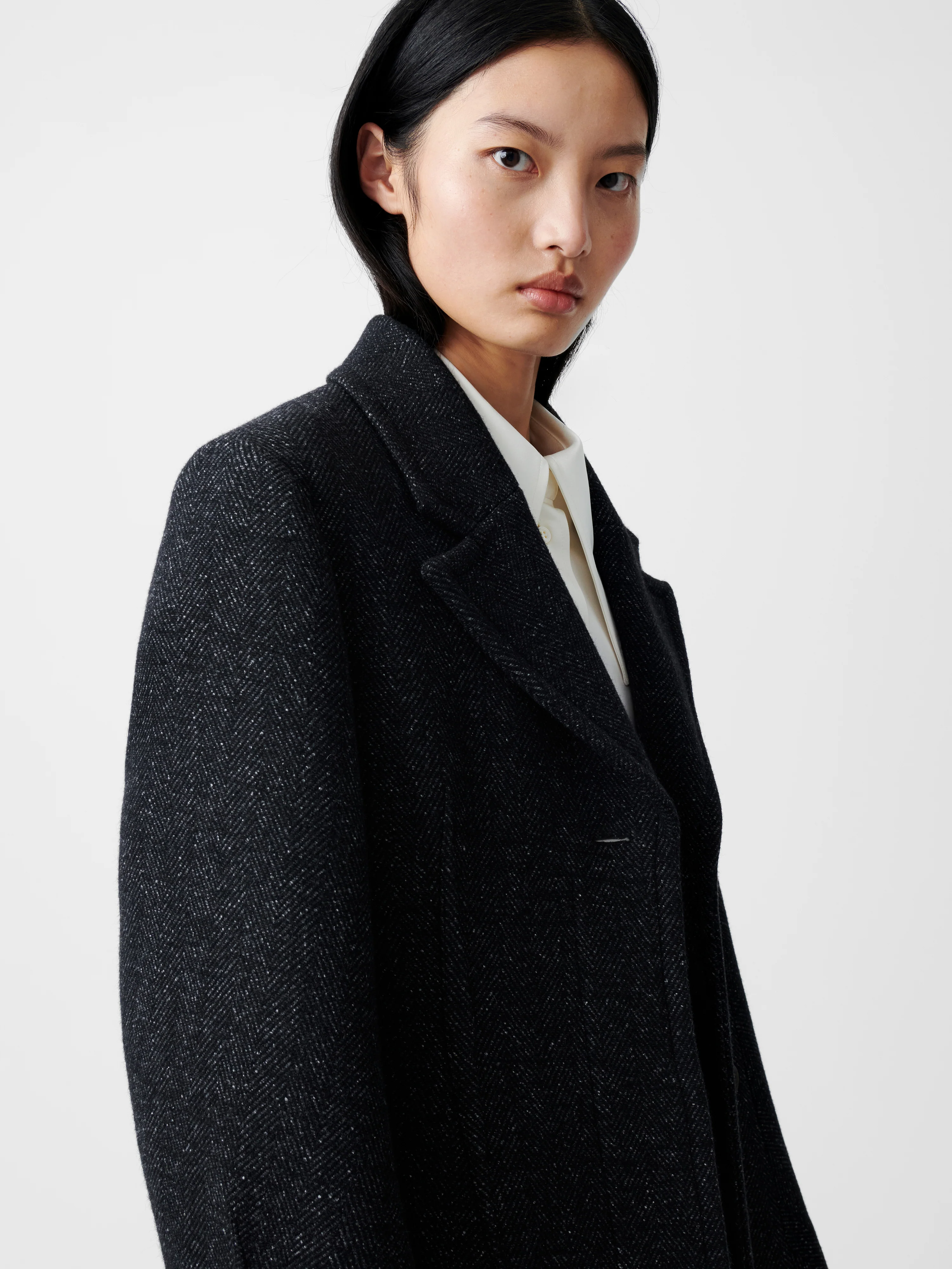Weir Coat in Tweed Multi - Image 6