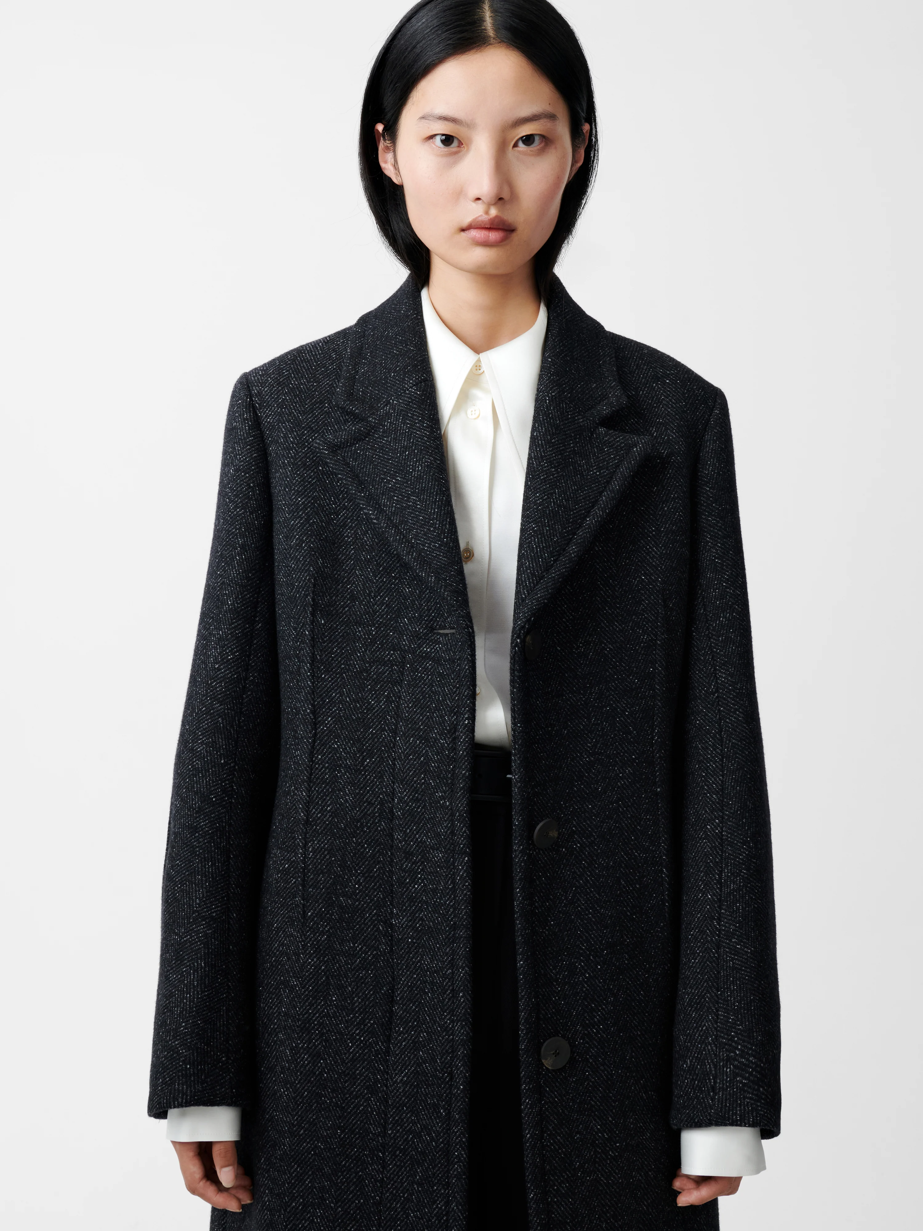 Weir Coat in Tweed Multi - Image 7