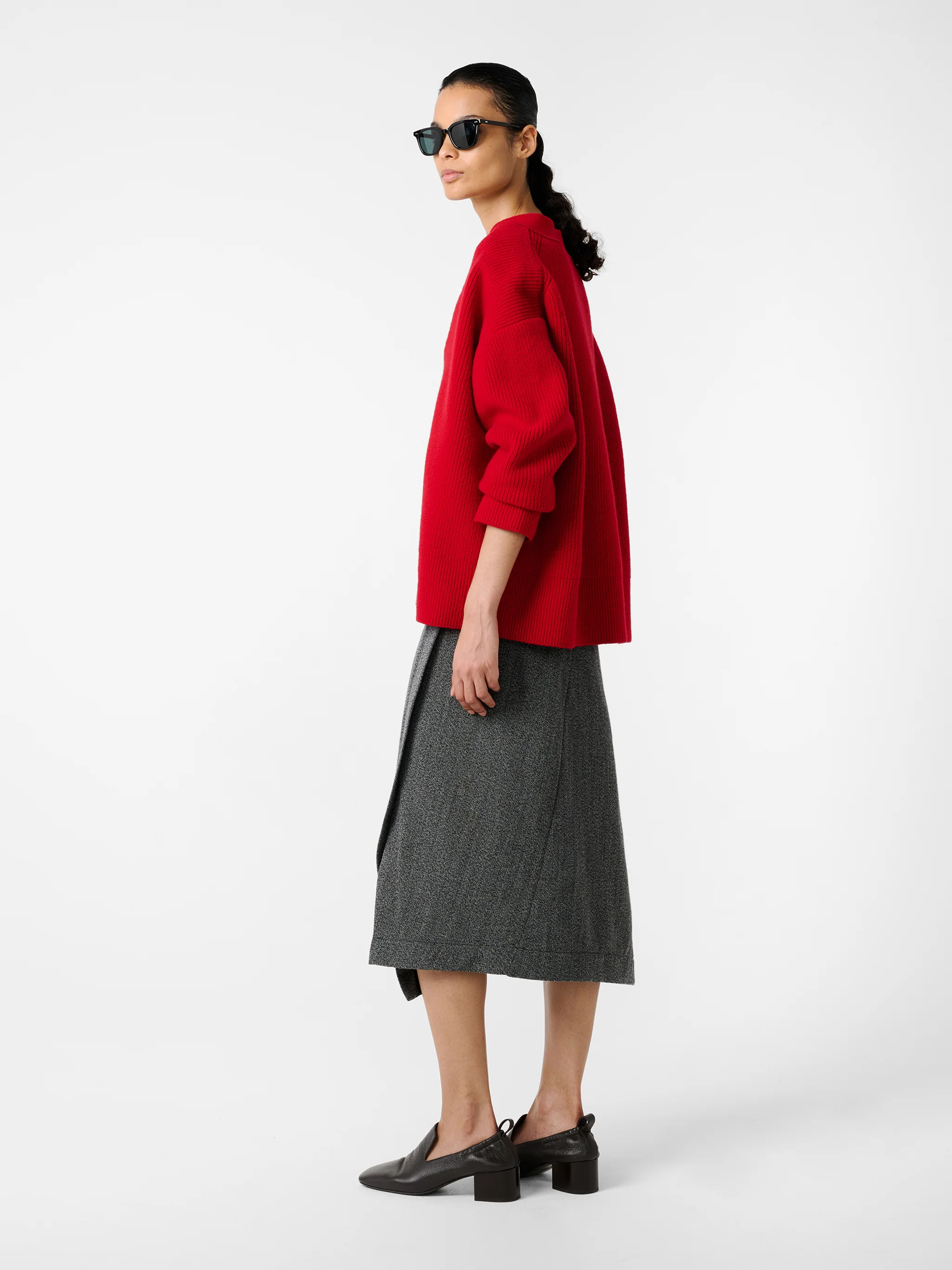 Whitt Knit in Crimson - Image 2