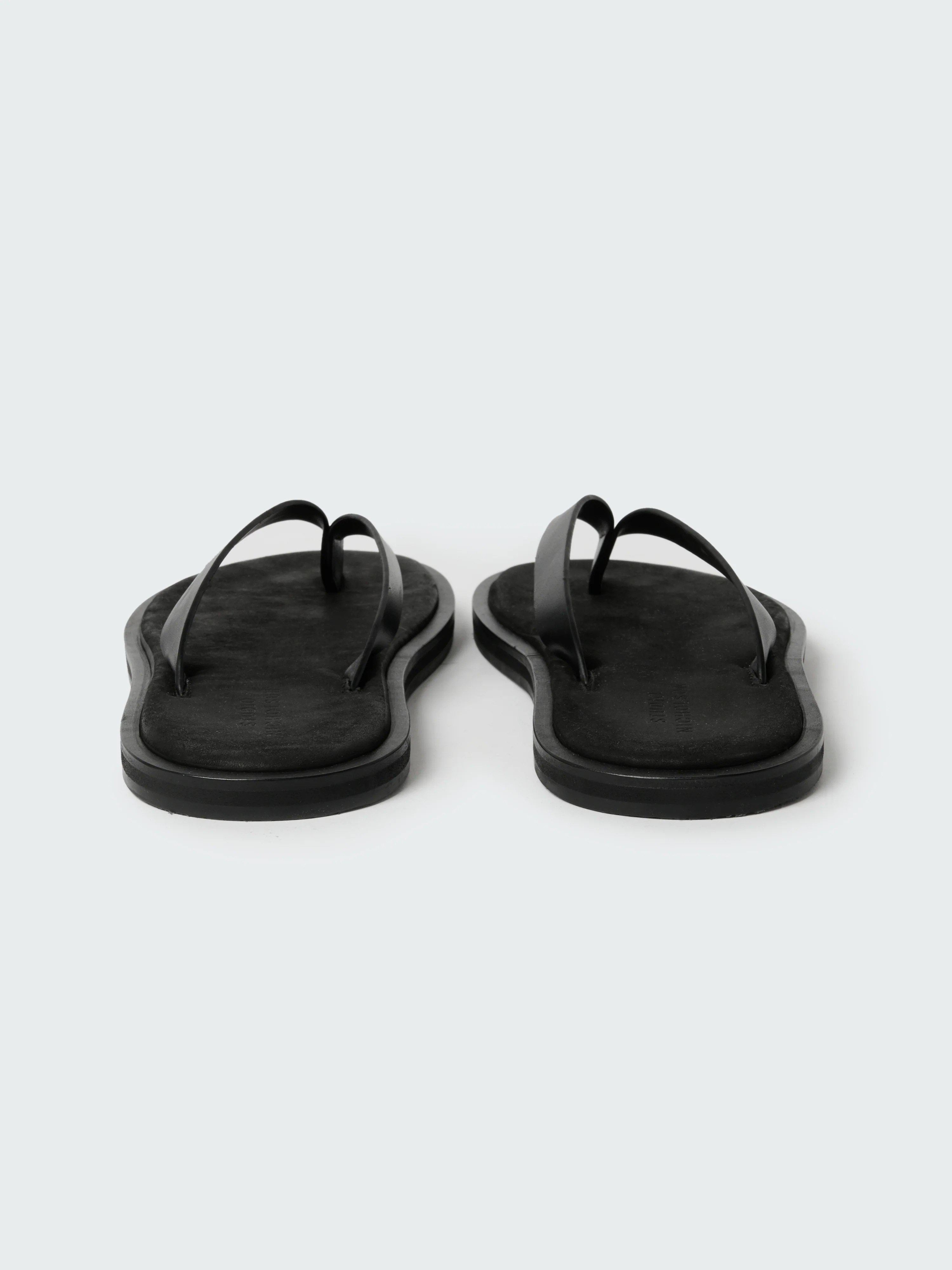 Women's Curren Leather Sandal in Black - Image 3