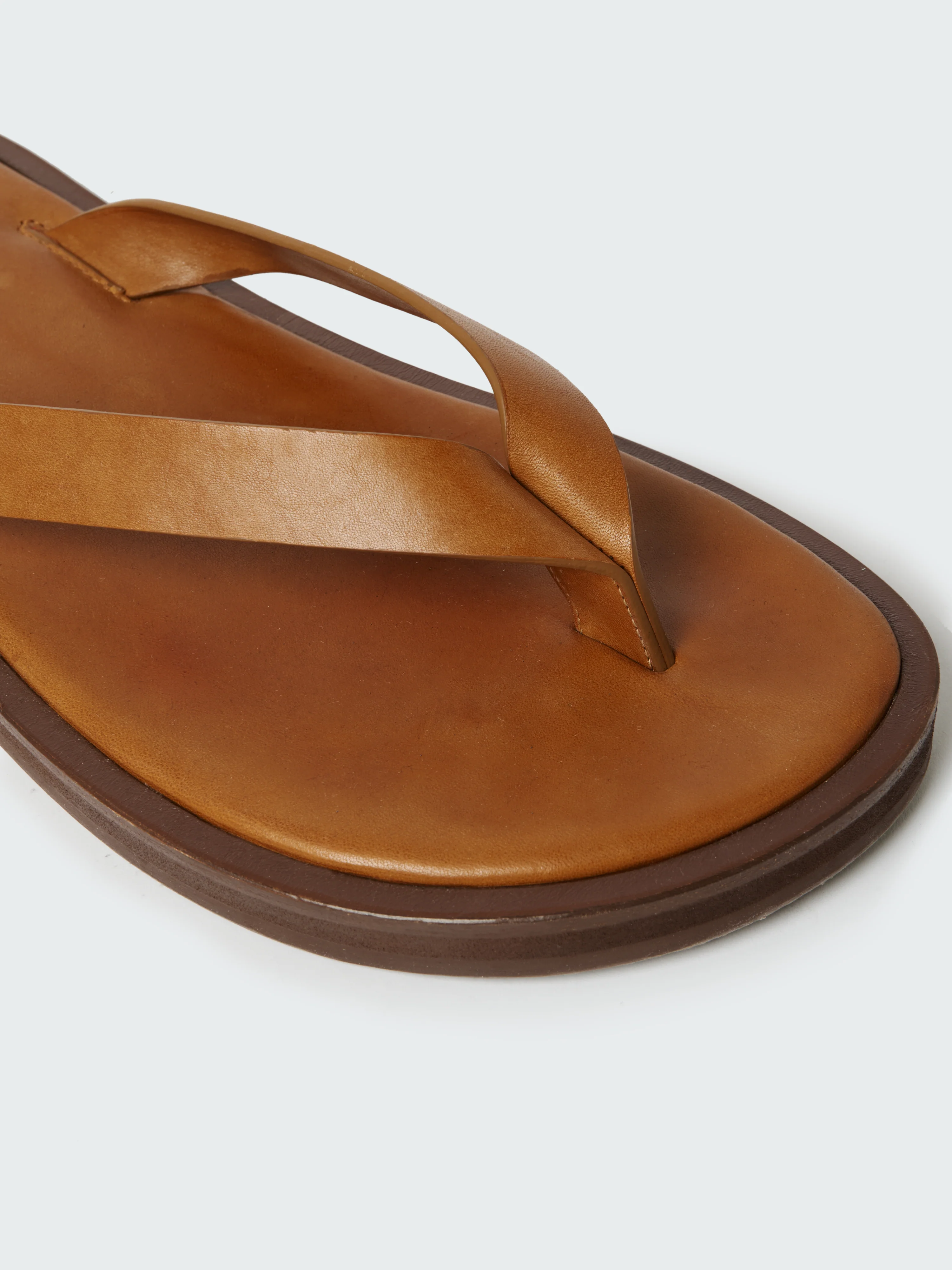 Women's Curren Leather Sandal in Sand - Image 5