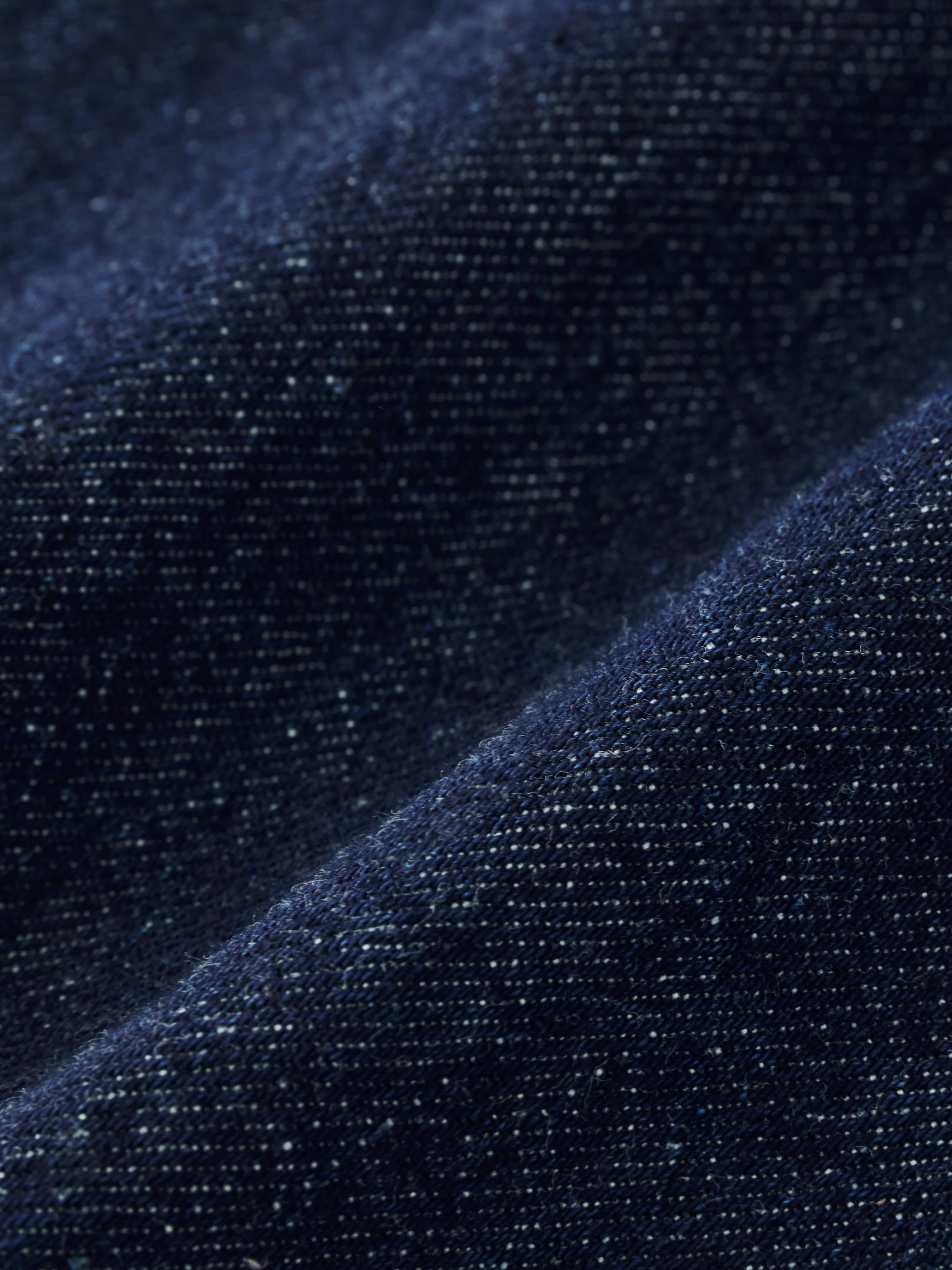 York Polo Denim Shirt in Indigo Wash - Image 9